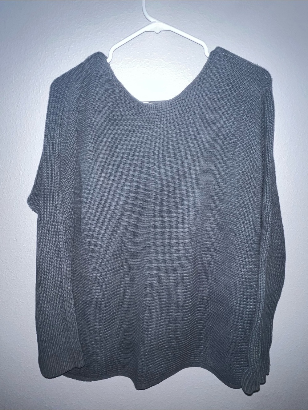 Old Navy charcoal Gray Crewneck Knit Sweater Size Large